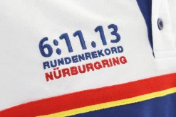 Stefan Bellof Polo-Shirt Rekordrunde 6:11.13 min blau / weiß