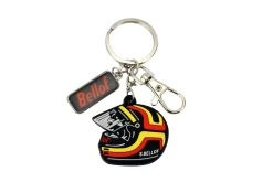Stefan Bellof Schlüsselanhänger ''Helm'' rot / gelb / schwarz