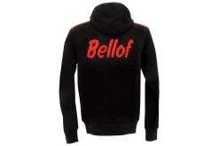 Stefan Bellof Sweat Jacke ''Helm'' Classic Line schwarz / rot / gelb