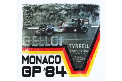 Stefan Bellof T-Shirt Monaco GP Formel 1 1984 weiß