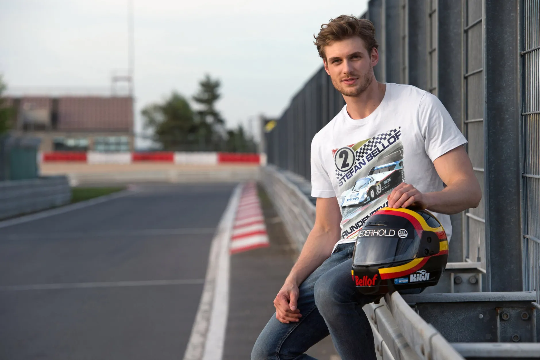 Stefan Bellof T-Shirt Rekordrunde 6.11,13 min mit Frontprint weiß