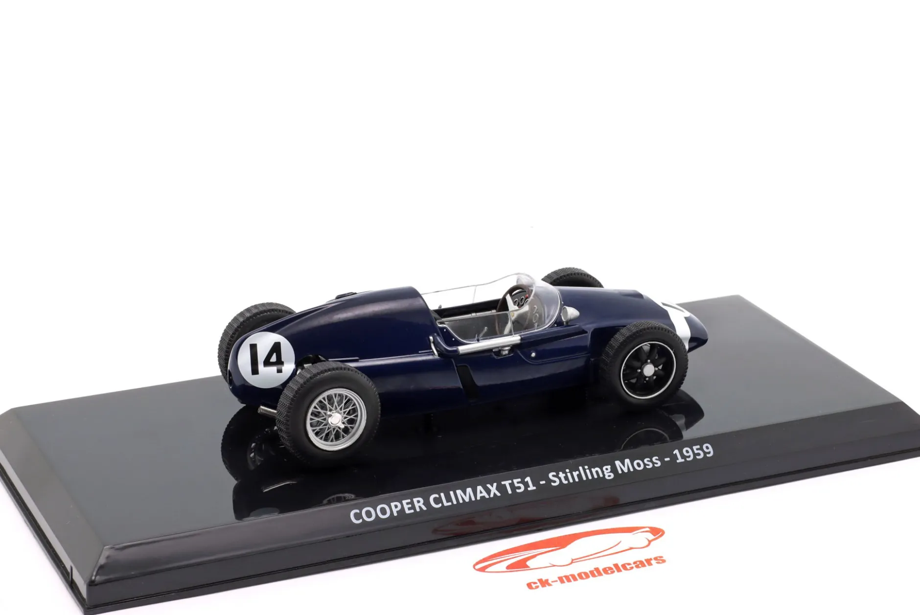 Stirling Moss Cooper T51 #14 Sieger Italien GP Formel 1 1959 1:24 Premium Collectibles