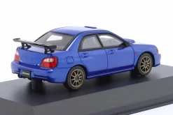 Subaru Impreza S202 STi Baujahr 2002 blau metallic 1:43 Kyosho