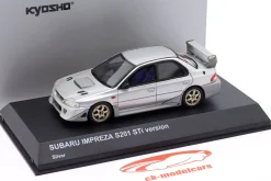 Subaru Impreza S201 STi Baujahr 2007 silber 1:43 Kyosho