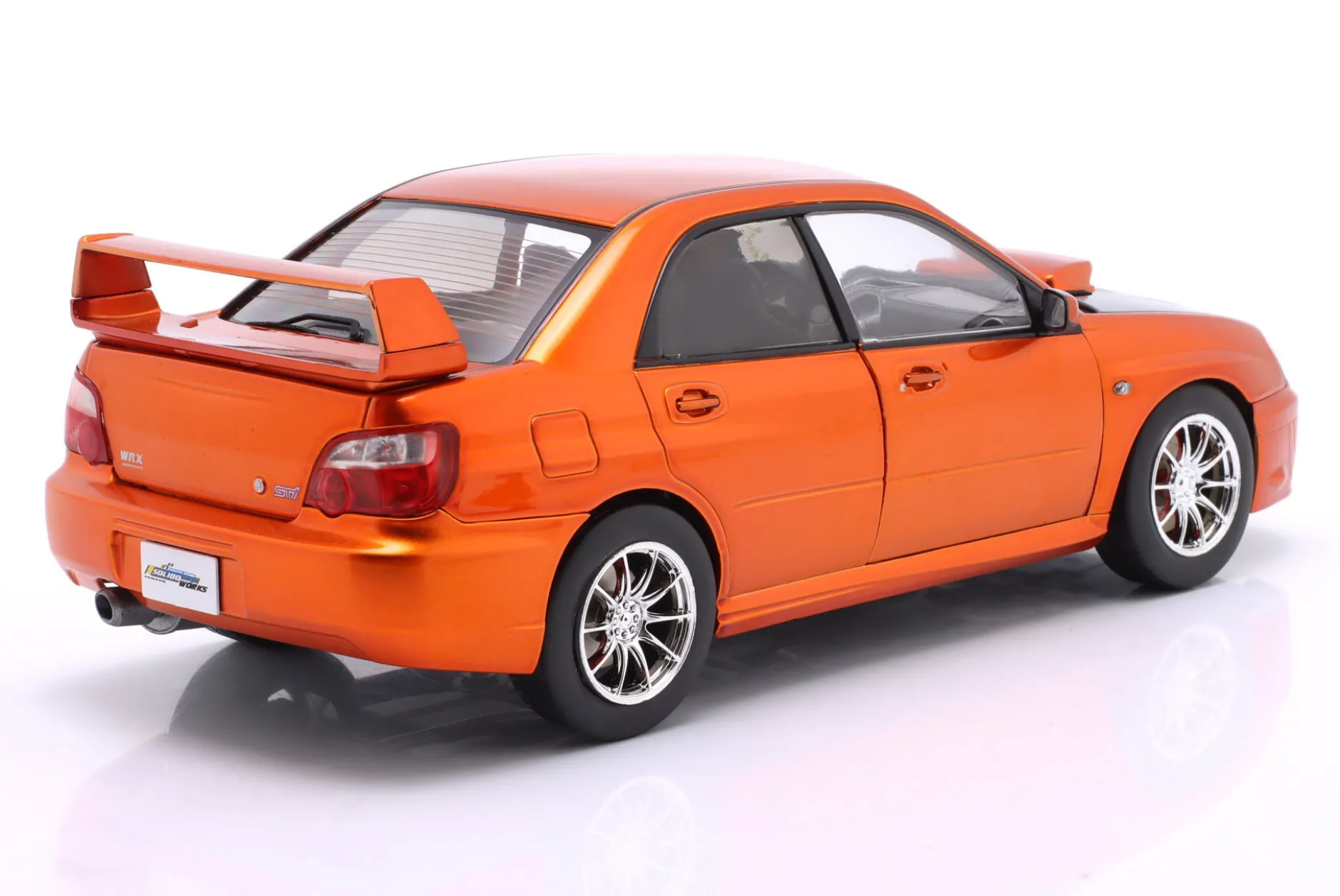 Subaru Impreza WRX STI Baujahr 2023 orange metallic 1:18 Solido