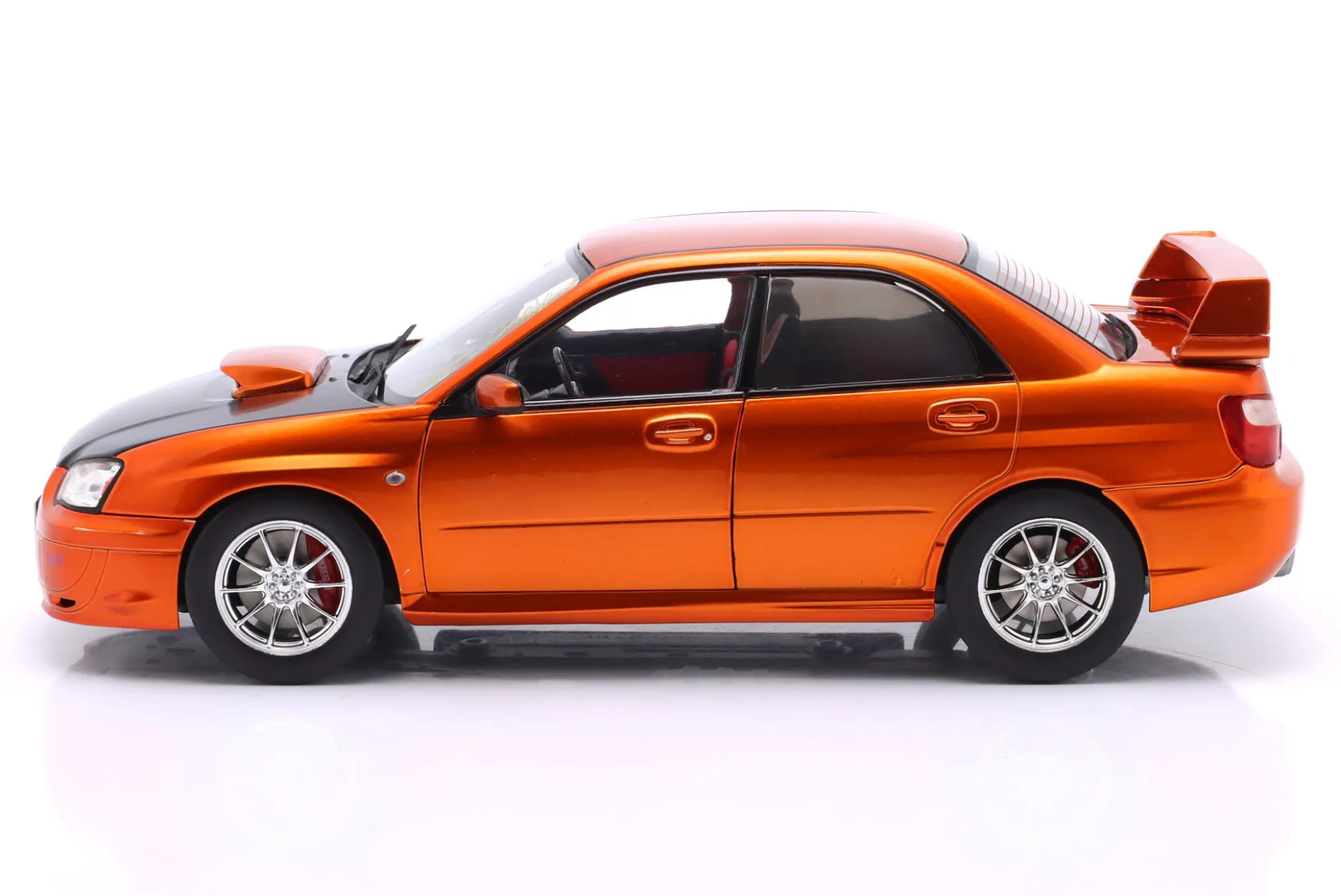 Subaru Impreza WRX STI Baujahr 2023 orange metallic 1:18 Solido