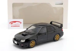 Subaru Impreza WRX STI Baujahr 2004 perlschwarz 1:18 Solido