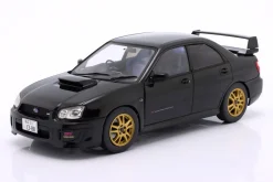 Subaru Impreza WRX STI Baujahr 2004 perlschwarz 1:18 Solido