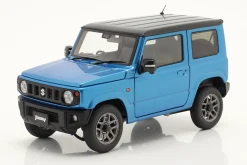 Suzuki Jimny (JB64) RHD Baujahr 2018 blau metallic / schwarz 1:18 AUTOart