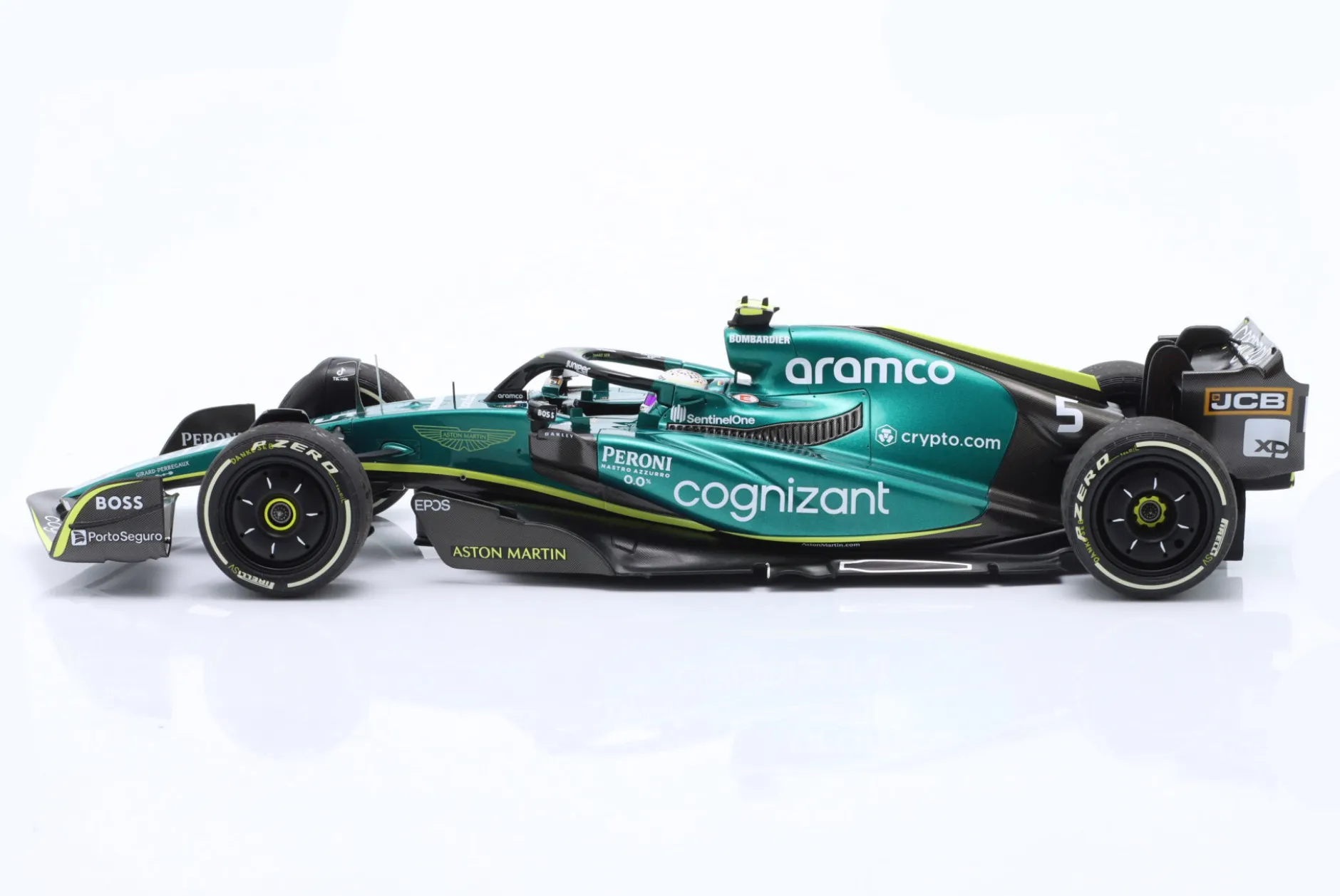 S. Vettel Aston Martin AMR22 #5 Last Race Abu Dhabi GP Formel 1 2022 1:18 Minichamps