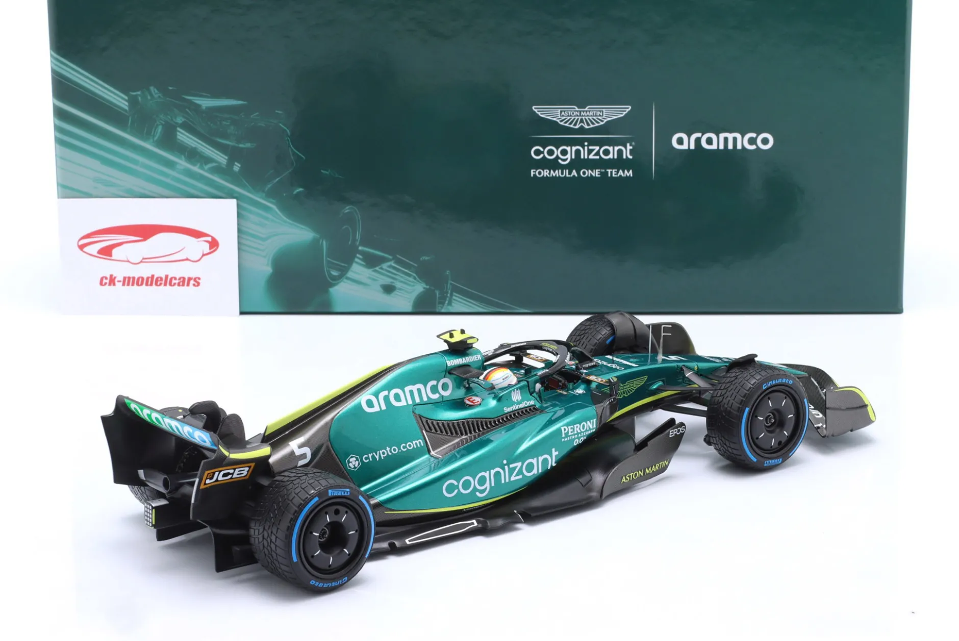 S. Vettel Aston Martin AMR22 #5 Monaco GP Formel 1 2022 1:18 Minichamps