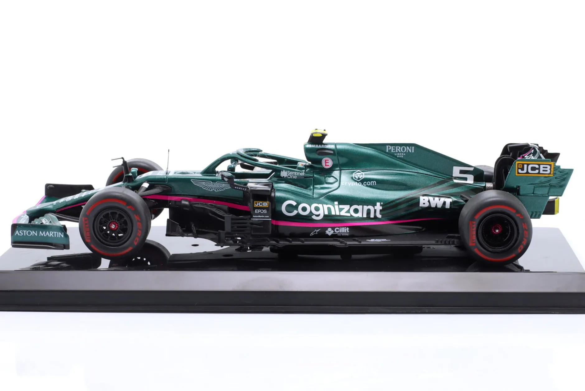 S. Vettel Aston Martin AMR21 #5 2nd Aserbaidschan GP Formel 1 2021 1:24 Premium Collectibles