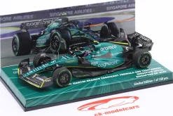 S. Vettel Aston Martin AMR22 #5 8th Singapur GP Formel 1 2022 1:43 Minichamps