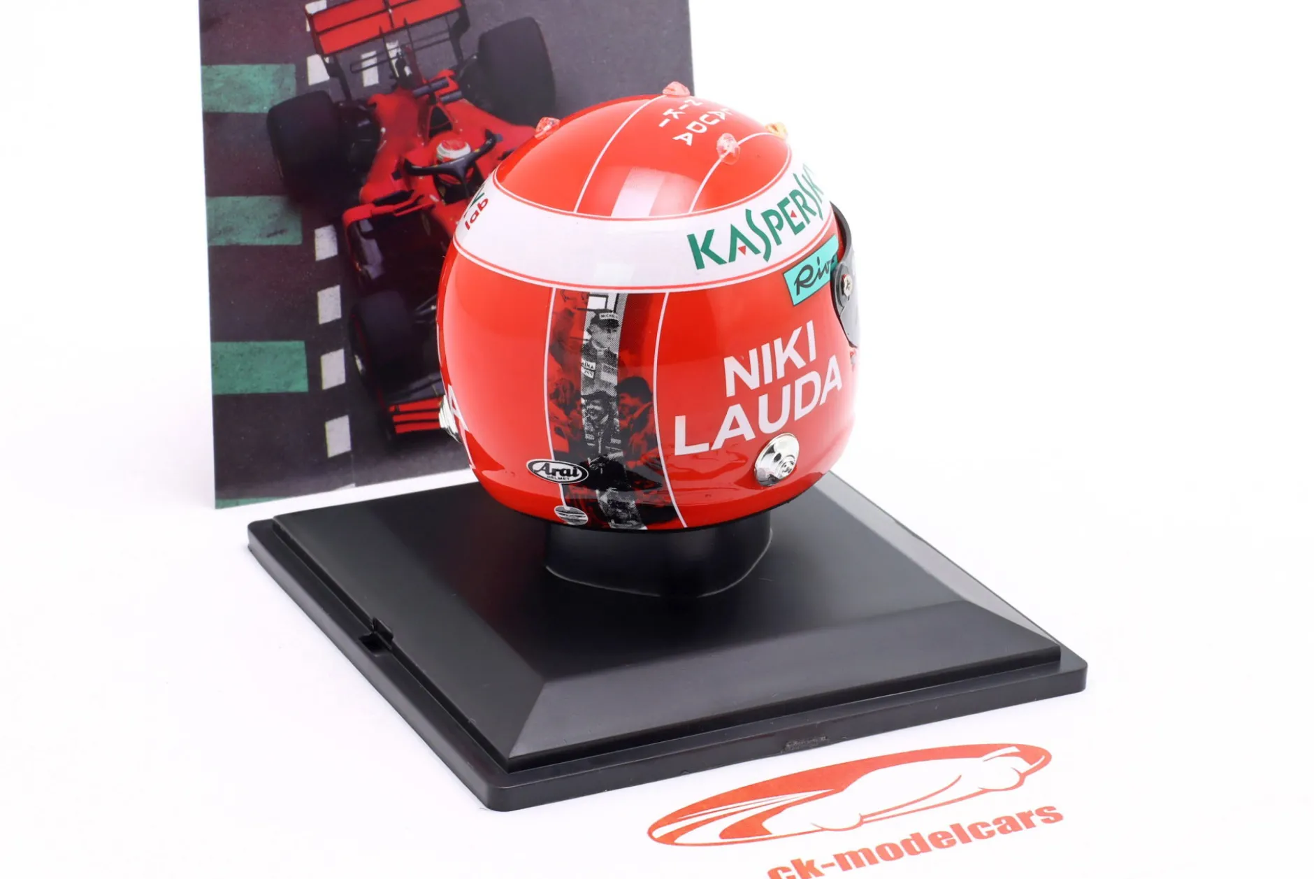 S. Vettel Scuderia Ferrari #5 Monaco GP Formel 1 2019 Helm 1:5 Spark Editions