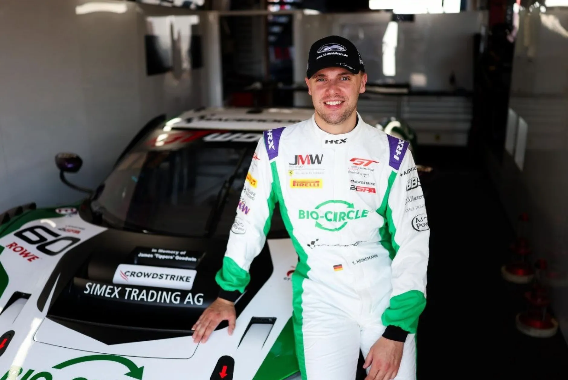Tim Heinemann Driver Sponsor Cap 2026 24h Nürburgring, NLS und GTWC