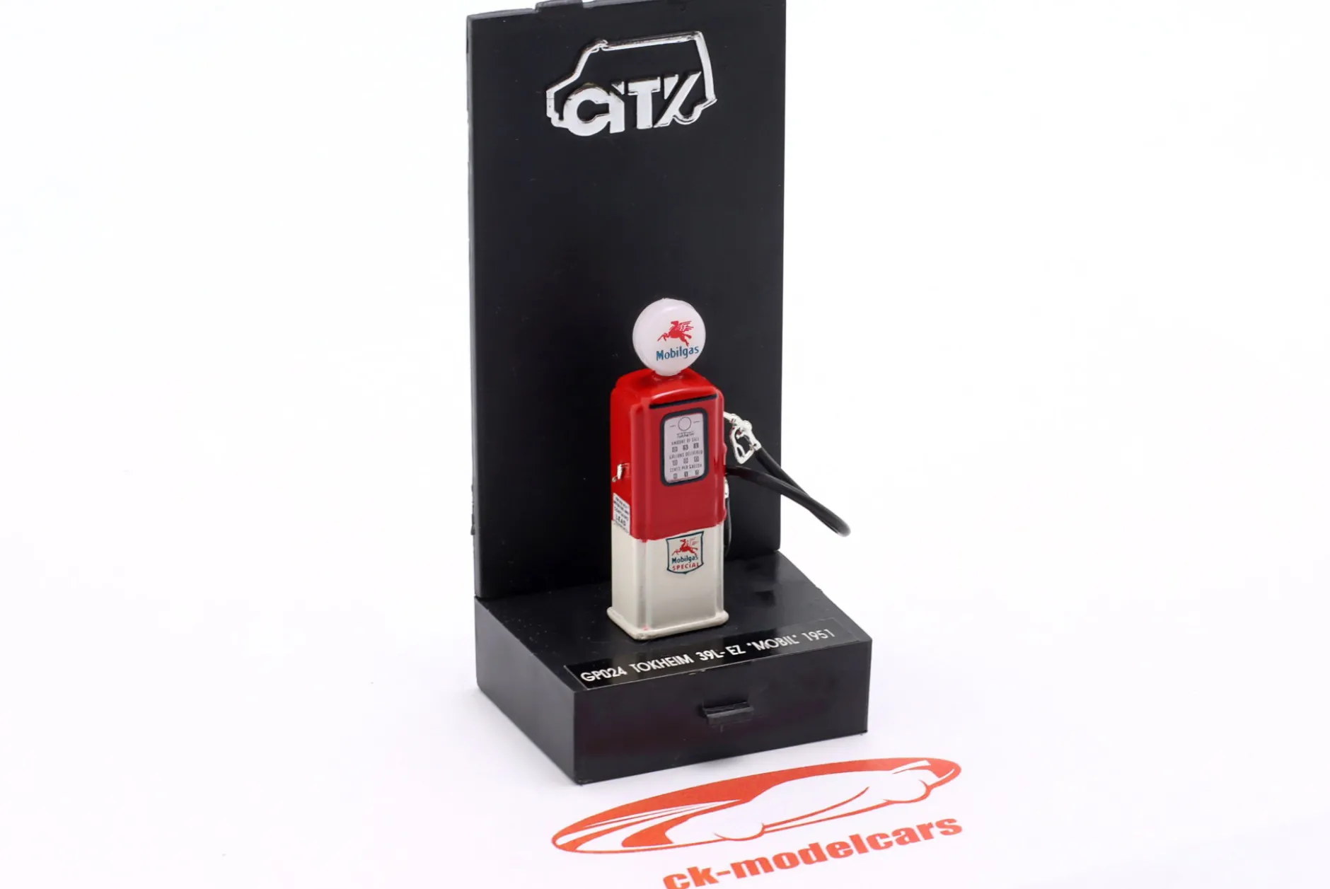Tokheim 39L- EZ "Mobil" 1951 Zapfsäule rot/ weiß 1:43 City