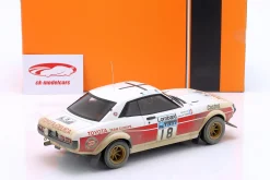 Toyota Celica 2000 GT (RA21) #18 RAC Rallye 1977 Dirty Version Therier, Vial 1:18 Ixo