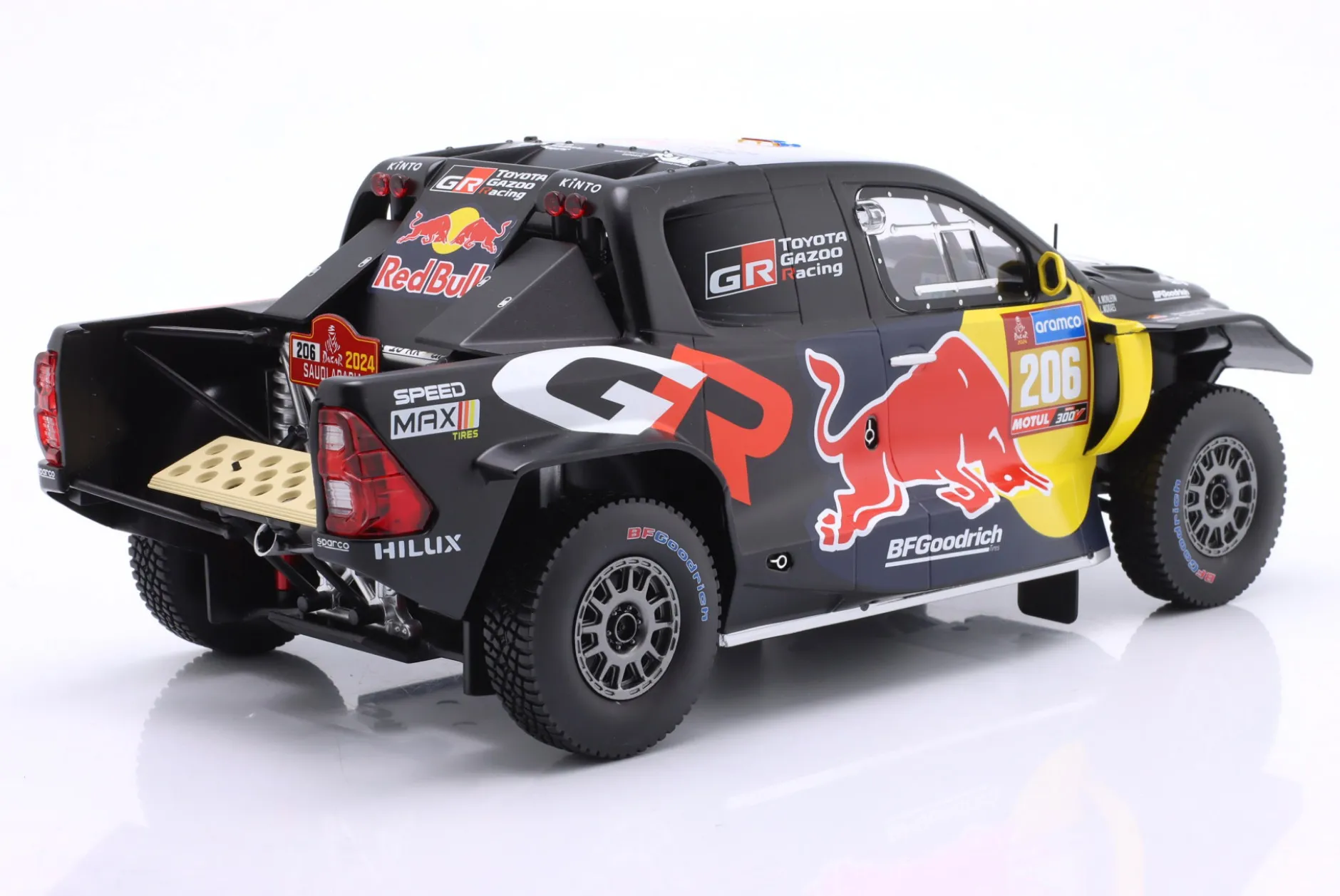 Toyota GR DKR Hilux Evo #206 9th Rallye Dakar 2024 Moraes, Manleon 1:18 Ixo