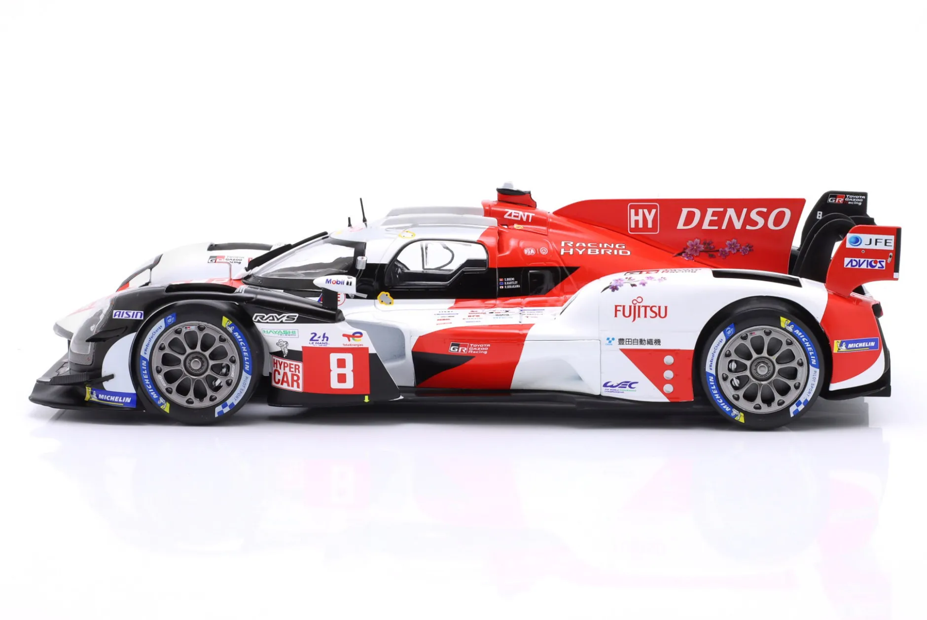 Toyota GR010 Hybrid #8 2nd 24h LeMans 2023 Toyota Gazoo Racing 1:18 Ixo
