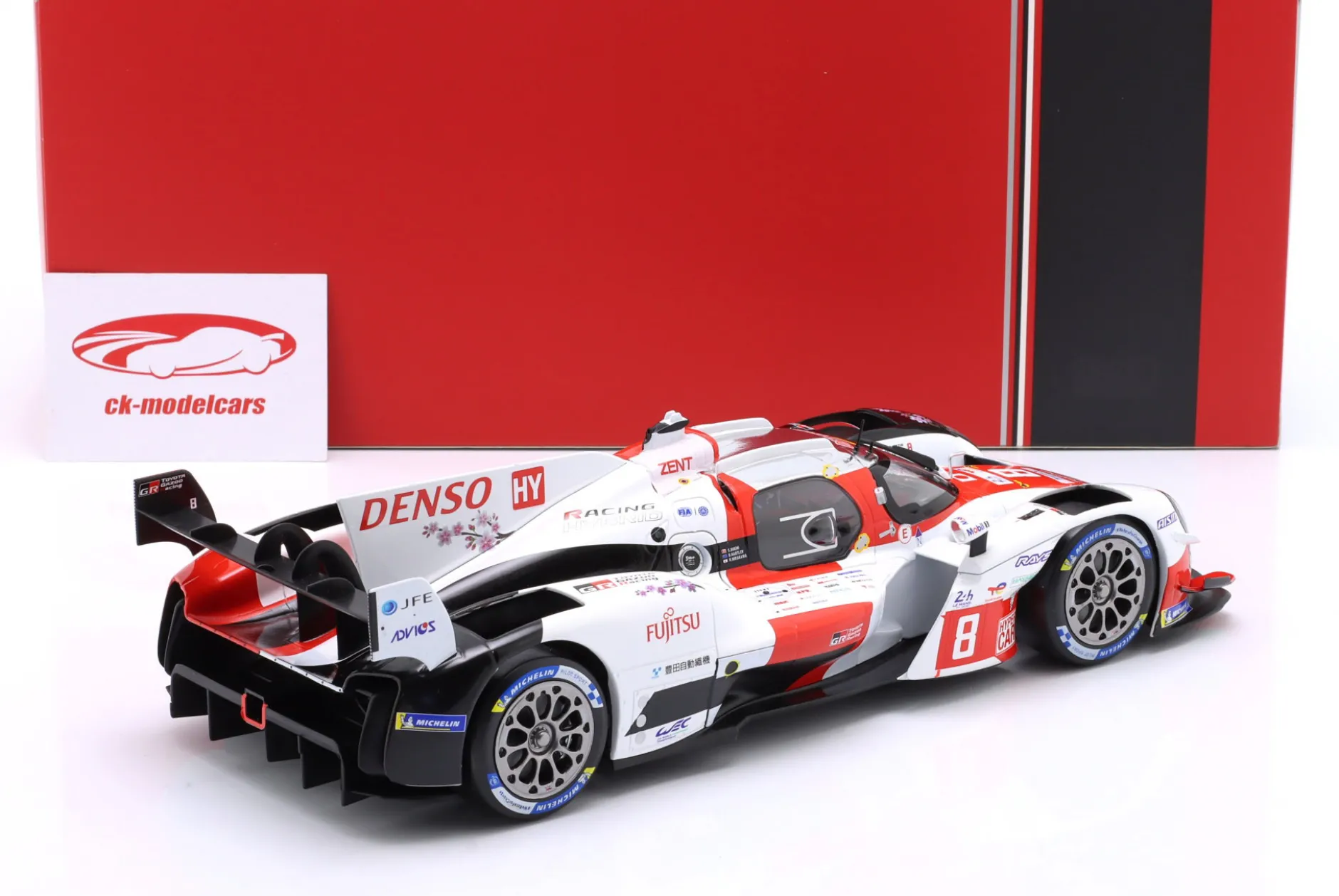 Toyota GR010 Hybrid #8 2nd 24h LeMans 2023 Toyota Gazoo Racing 1:18 Ixo