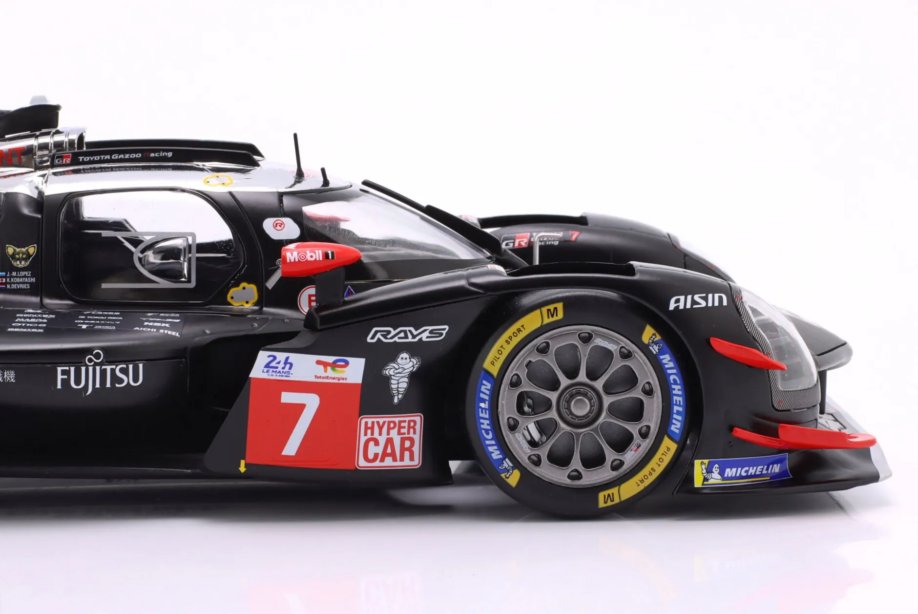 Toyota GR010 Hybrid #7 2nd 24h LeMans 2024 Toyota Gazoo Racing 1:18 Ixo
