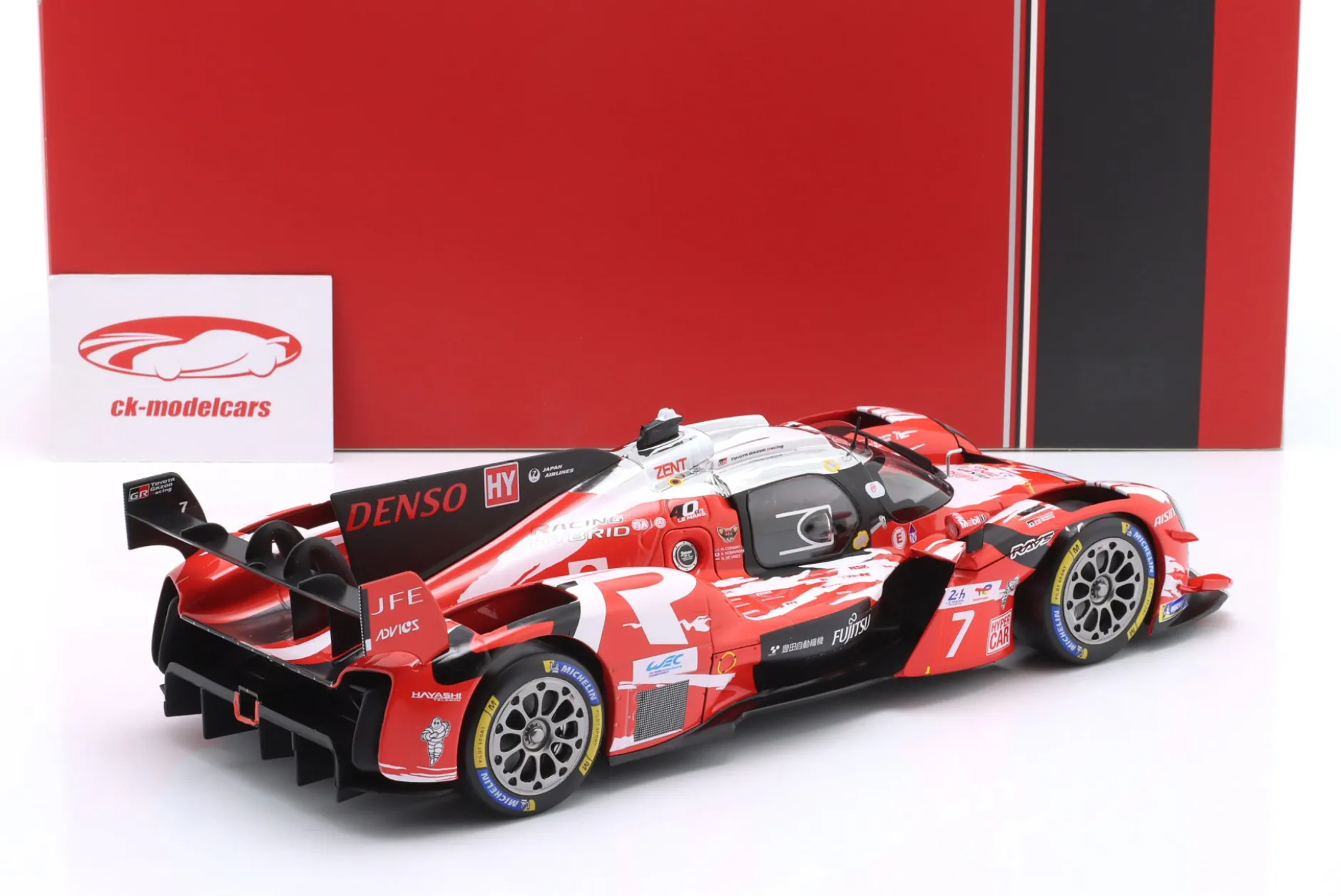 Toyota GR010 Hybrid #7 5th 24h LeMans 2025 Toyota Gazoo Racing 1:18 Ixo