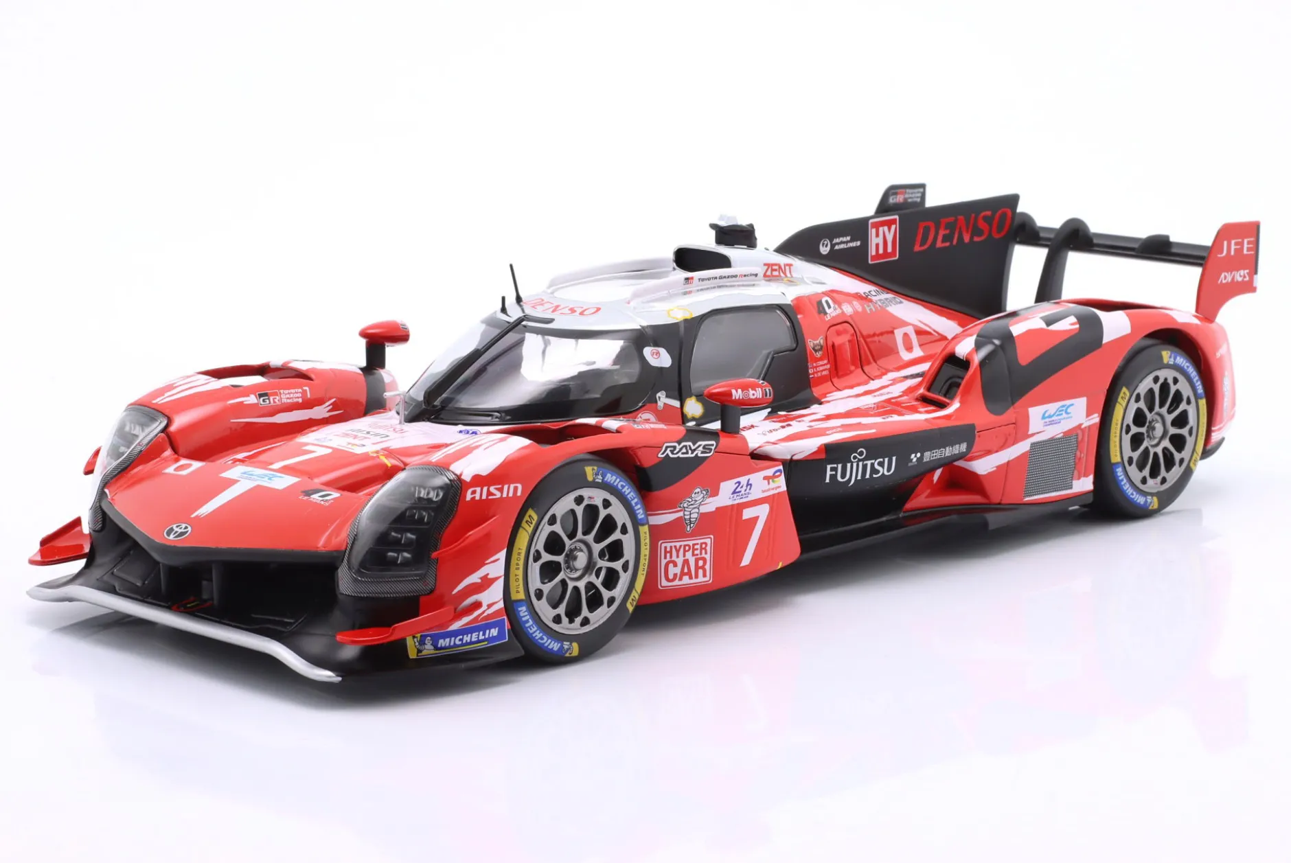 Toyota GR010 Hybrid #7 5th 24h LeMans 2025 Toyota Gazoo Racing 1:18 Ixo