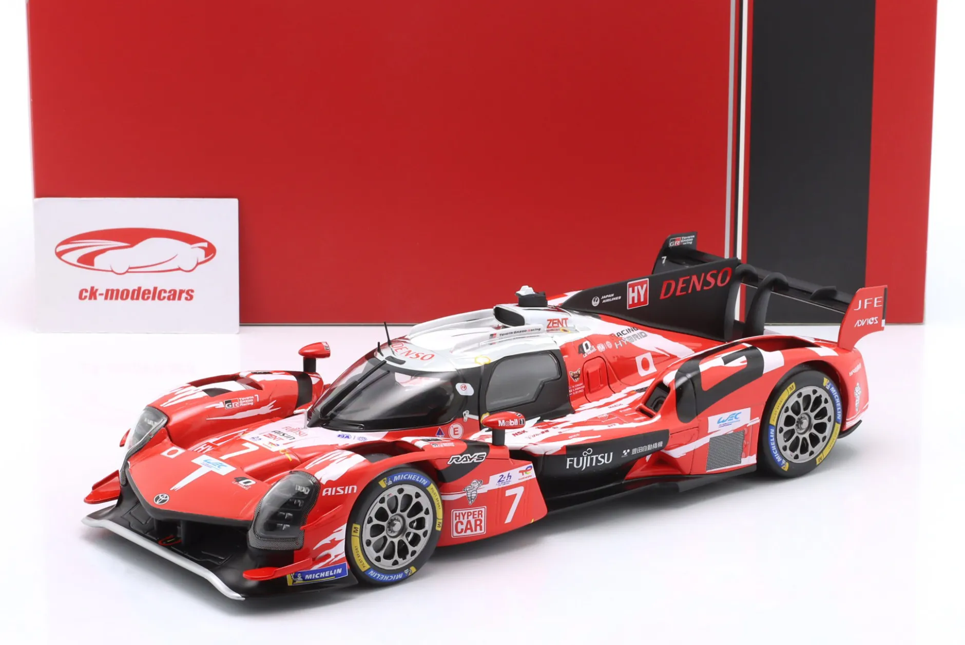 Toyota GR010 Hybrid #7 5th 24h LeMans 2025 Toyota Gazoo Racing 1:18 Ixo
