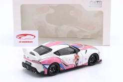 Toyota GR Supra Solido Works Itasha 2024 weiß / pink / Dekor 1:18 Solido