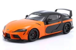 Toyota GR Supra Streetfighter Baujahr 2024 orange / schwarz 1:18 Solido