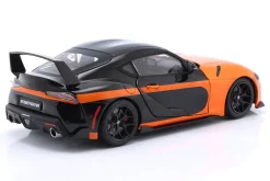 Toyota GR Supra Streetfighter Baujahr 2024 orange / schwarz 1:18 Solido