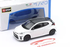 Toyota GR Yaris Baujahr 2024 weiß 1:43 Bburago