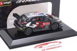 Toyota GR Yaris Rally1 Hybrid #17 WRC 2024 Ogier, Landais 1:43 Bburago