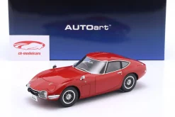 Toyota 2000GT Baujahr 1967 rot 1:18 AUTOart