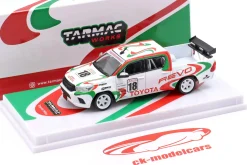 Toyota Hilux Racing #18 Pick-Up weiß / rot / grün 1:64 Tarmac Works