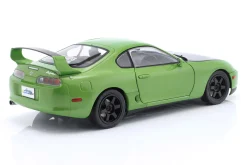 Toyota Supra MK4 (A80) Baujahr 1993 grün schwarz 1:18 Solido