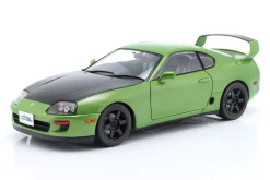 Toyota Supra MK4 (A80) Baujahr 1993 grün schwarz 1:18 Solido