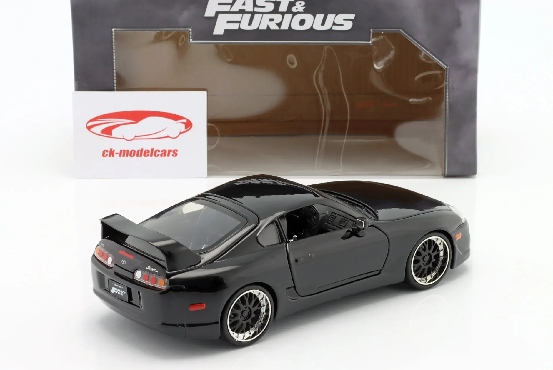 Toyota Supra Mk IV 1995 Fast & Furious 5 (2011) schwarz 1:24 Jada Toys