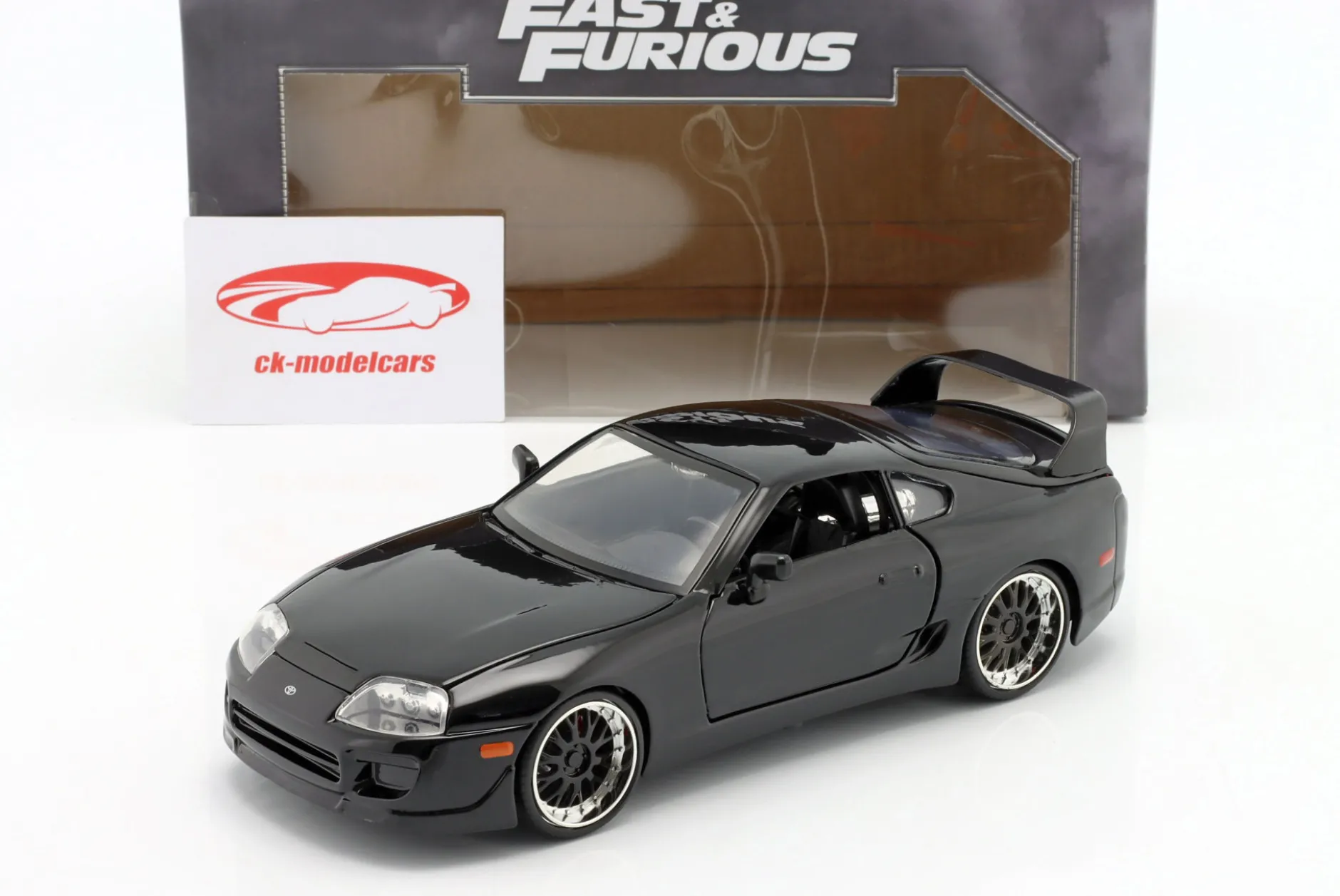 Toyota Supra Mk IV 1995 Fast & Furious 5 (2011) schwarz 1:24 Jada Toys