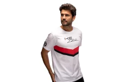 T-Shirt Kevin Estre Champion weiß