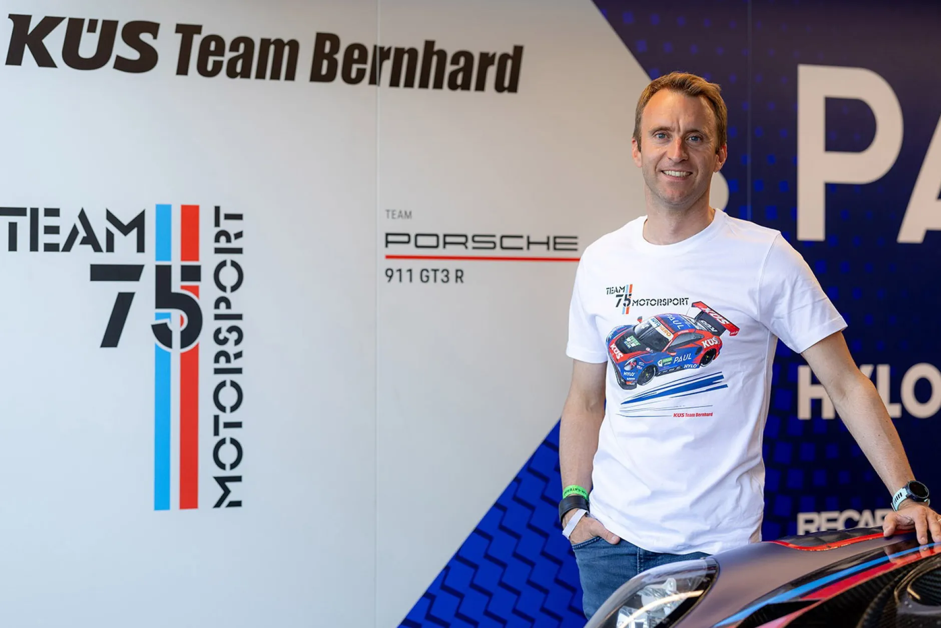 T-Shirt Racing Team75 Motorsport DTM 2022 weiß