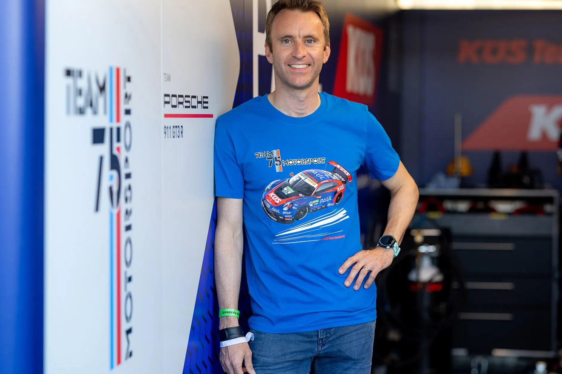 T-Shirt Racing Team75 Motorsport DTM 2022 blau