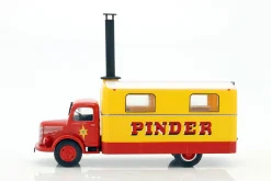 Unic ZU 51 Kitchen Truck Pinder Zirkus Baujahr 1952 gelb / rot 1:43 Direkt Collections