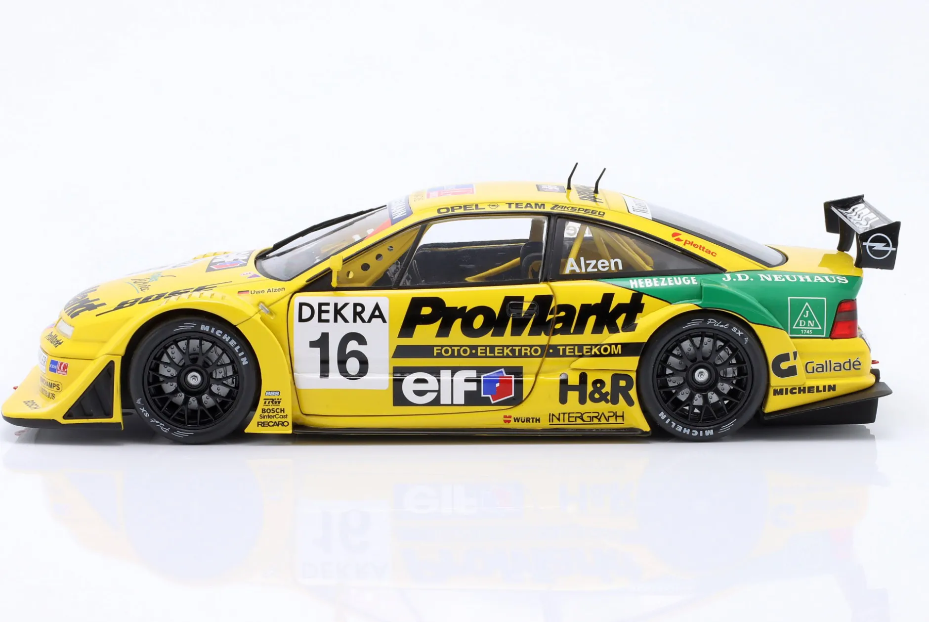 Uwe Alzen #16 Opel Calibra V6 4x4 Team Zakspeed ITC 1996 1:18 WERK83