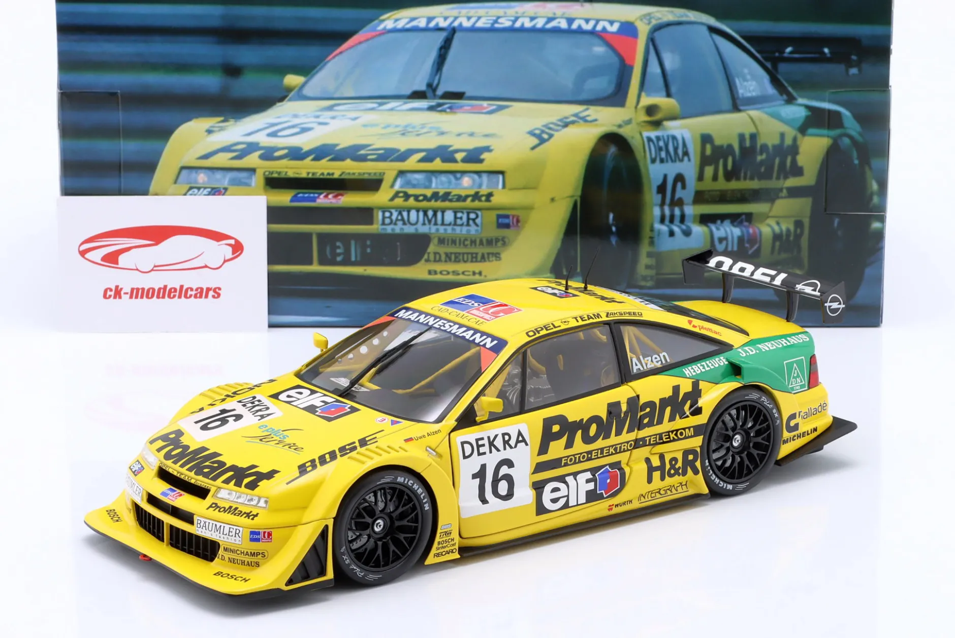 Uwe Alzen #16 Opel Calibra V6 4x4 Team Zakspeed ITC 1996 1:18 WERK83