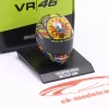 Valentino Rossi #46 Fiat Yamaha Team Moto GP Weltmeister 2008 Helm 1:10 Minichamps