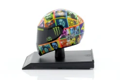Valentino Rossi Fiat Yamaha Team #46 3rd Laguna Seca MotoGP 2010 Helm 1:10 Minichamps