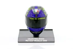 Valentino Rossi Fiat Yamaha Team #46 3rd Mugello MotoGP Weltmeister 2009 Helm 1:10 Minichamps