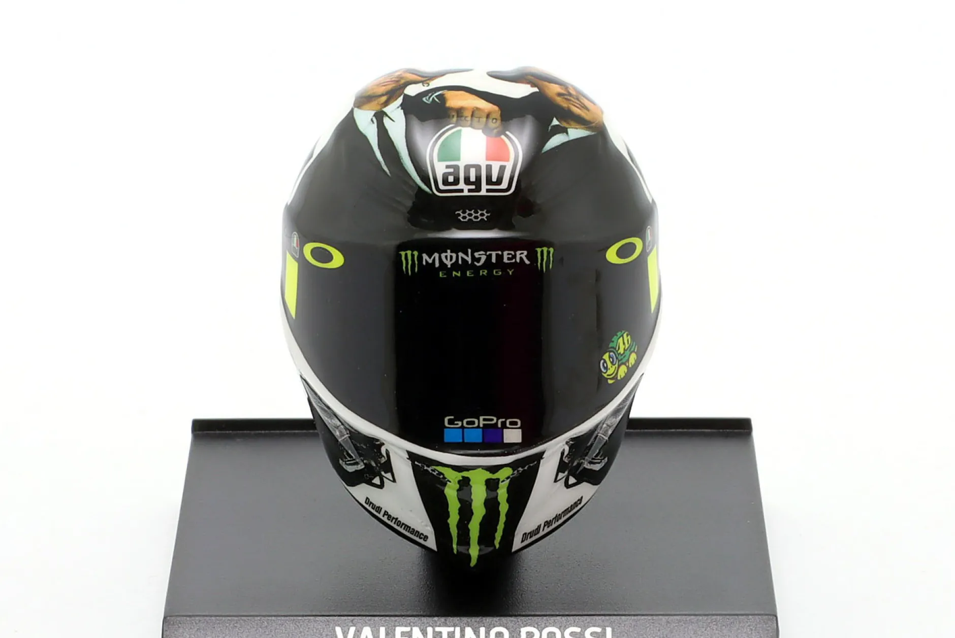 Valentino Rossi Movistar Yamaha MotoGP #46 MotoGP Misano 2016 Helm 1:10 Minichamps