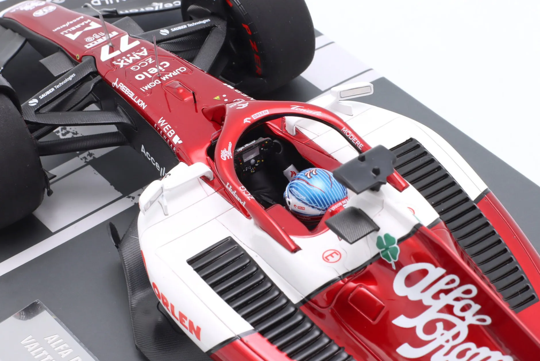 Valtteri Bottas Alfa Romeo C42 #77 6th Bahrain GP Formel 1 2022 1:18 Minichamps